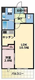 ワールドアイ大阪フェリーチェ【8階】の間取り