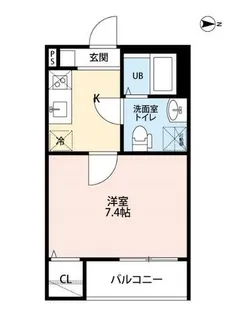 アーバンコート【1階】の間取り