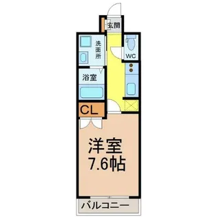 メゾンドガスパール名駅【3階】の間取り