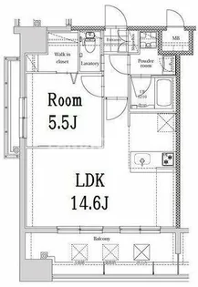 エンクレスト博多EAST PARK【9階】の間取り