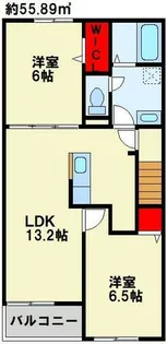 ネオンビオスⅡ【203号室】の間取り