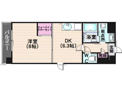 トゥリートップ【1階】の間取り