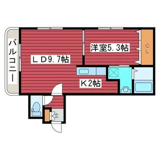 グランメールY・S【402号室】の間取り