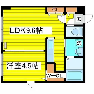 La Meridian【4階】の間取り