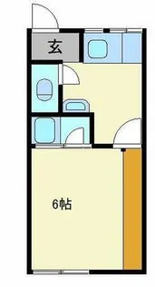 イソミハイツ【1階】の間取り
