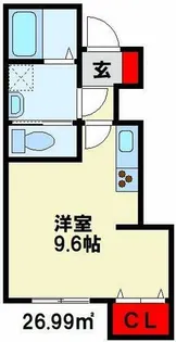 BOX海老津ステーション【102号室】の間取り