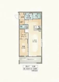 SUNTERRAS箱崎【203号室】の間取り