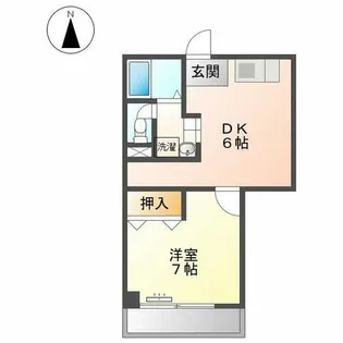 ディーズコート11【4階】の間取り