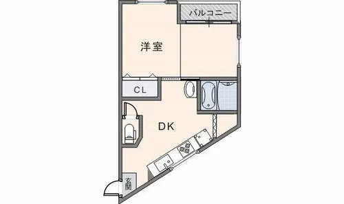 本町ビル【303号室】の間取り