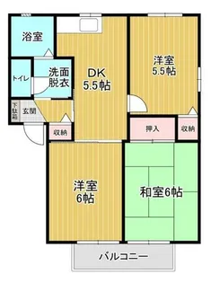 グランシード【B202号室】の間取り