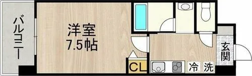 CITY SPIRE 名古屋本陣【5階】の間取り