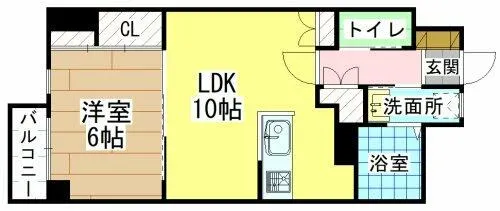 飛幡プライド【2階】の間取り