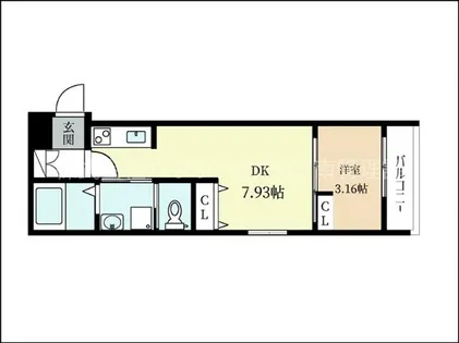 Green Garden【2階】の間取り