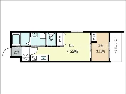 GREEN GARDEN【2階】の間取り
