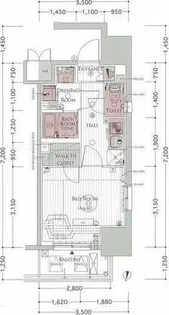 エステムプラザ名古屋丸の内【12階】の間取り
