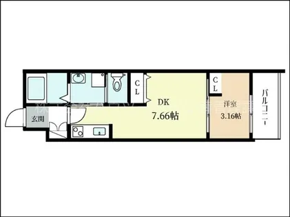 GREEN GARDEN【2階】の間取り