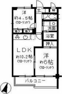 グランドール大幸Ⅱ【1階】の間取り