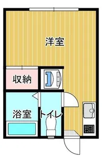 リーブハイツ【203号室】の間取り
