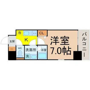 グランドゥール名駅西【10階】の間取り