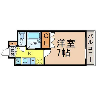エクセルシオール金山【1階】の間取り
