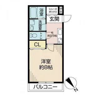 T.chloe石橋駅前【1階】の間取り