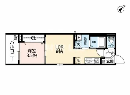 福岡県福岡市南区塩原3丁目【アパート】の間取り