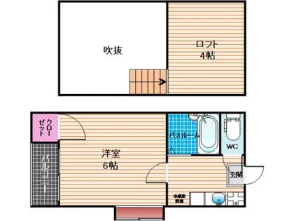 レクセル井尻【105号室】の間取り