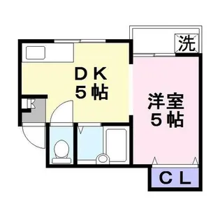 フレッシュハイツ諸福【4階】の間取り