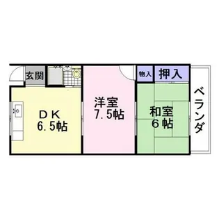 富尾ハイツ【3階】の間取り