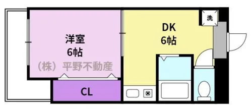 吉武ビル【4階】の間取り