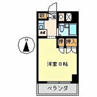 コスモパレスピースワン【3階】の間取り