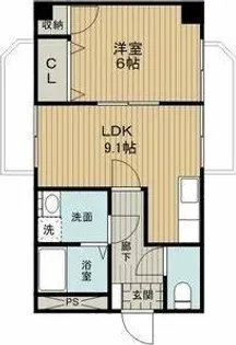 第3奥村マンション【4階】の間取り