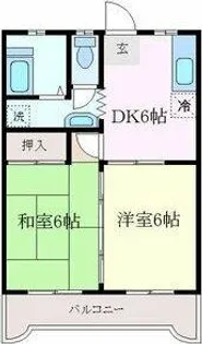 コーポ松栄【3階】の間取り