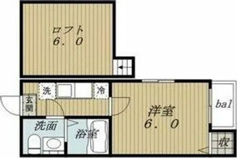 マインハイム枇杷島【1階】の間取り