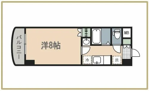 ロイヤルパレス【5階】の間取り