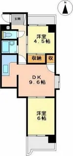 シティアーク熱田【5C号室】の間取り