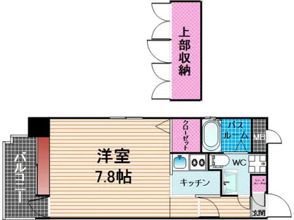 エステートモア高宮セゾン【1203号室】の間取り