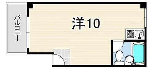 ネイティヴ西宮北口【2階】の間取り