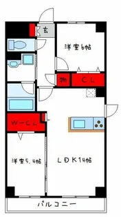 リラスクエア相生【5階】の間取り