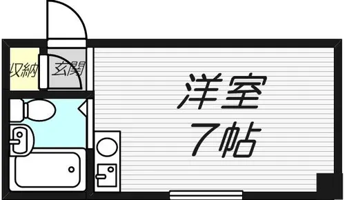 プラザ浜口【5階】の間取り