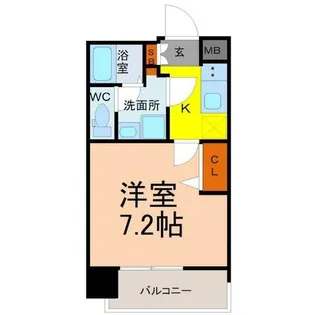 ディアレイシャス金山Ⅱ【8階】の間取り