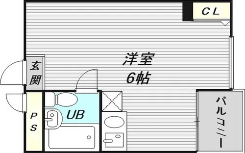 アーバンスペース元町【6階】の間取り