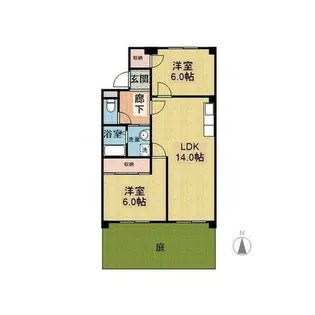 メゾンドール小島【1階】の間取り