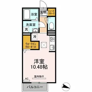マ メゾン大高【1階】の間取り