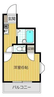 シャルマン河原【4階】の間取り