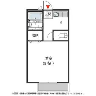 1Kの間取り画像