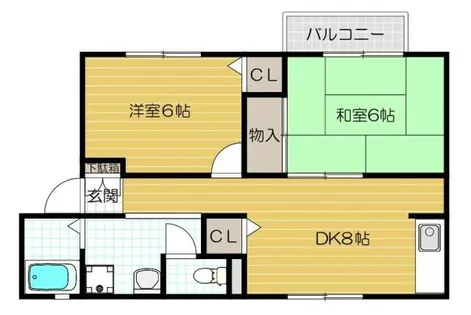 ウインディ・彩Ⅱ【2階】の間取り