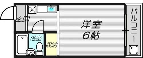 第5ロイヤルハイツ【3階】の間取り