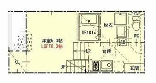 ハーモニーテラス鳥栖【1階】の間取り