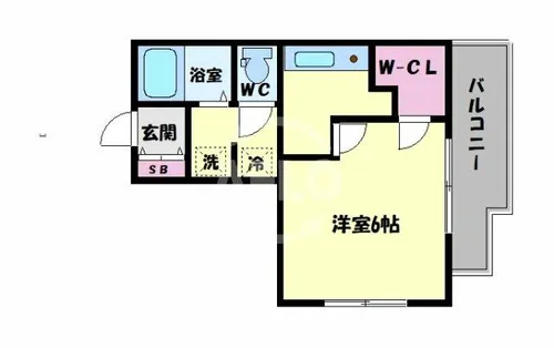 ハイランド上町【2階】の間取り